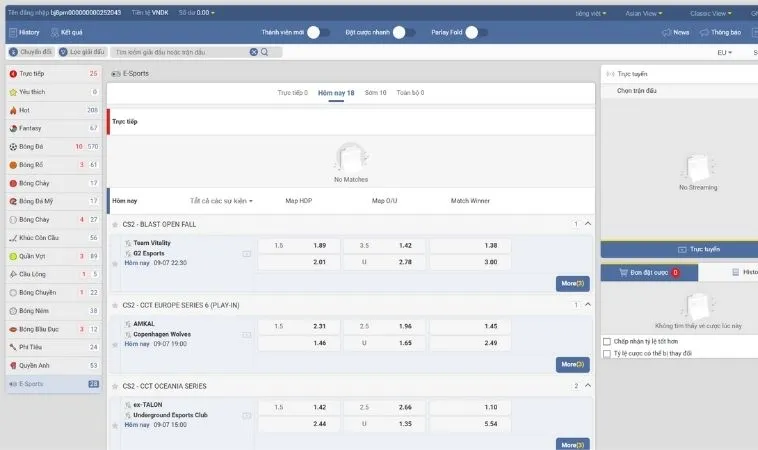 Bí Kíp Cược Cách Chơi Thể Thao Điện Tử Tại 88Goals Đỉnh Cao Nhất 2 Bảng kèo cá cược Thể Thao Điện Tử Tại 88Goals