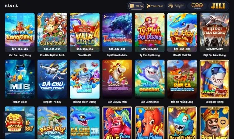 Đa dạng các tựa game Bắn Cá 88Goals hấp dẫn cho người chơi trải nghiệm