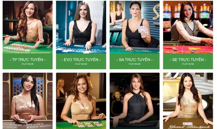 Sảnh Casino Online 88Goals hợp tác với nhiều nhà cung cấp uy tín