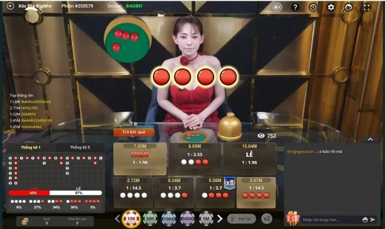 Tham Gia Trò Chơi Xóc Đĩa Tại 88Goals Thắng Tiền Tỷ 2 Bàn cược Xóc Đĩa Tại 88Goals