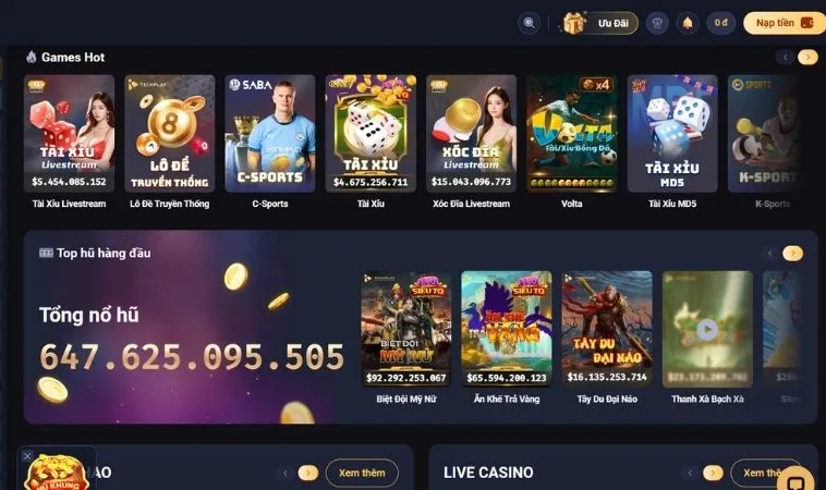 Đa dạng các thể loại game hấp dẫn để chơi tại 88Goals